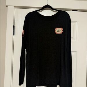 BP Black Long Sleeve Tee with Graphic Accents